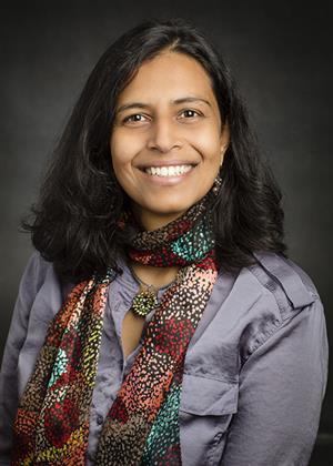 A professional photo of Vidya Madhavan