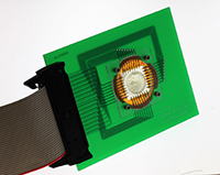 Lens with circuit