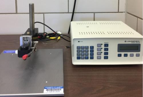 Jandel 4-Point Probe Sheet Resistance Measurement