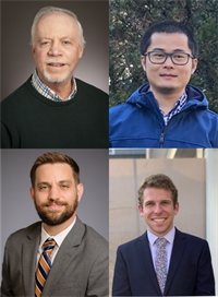 Prof. Ken Schweizer (top left), Dr. Baicheng Mei (top right), Prof. Chris Evans (bottom left), Grant Sheridan (bottom right)