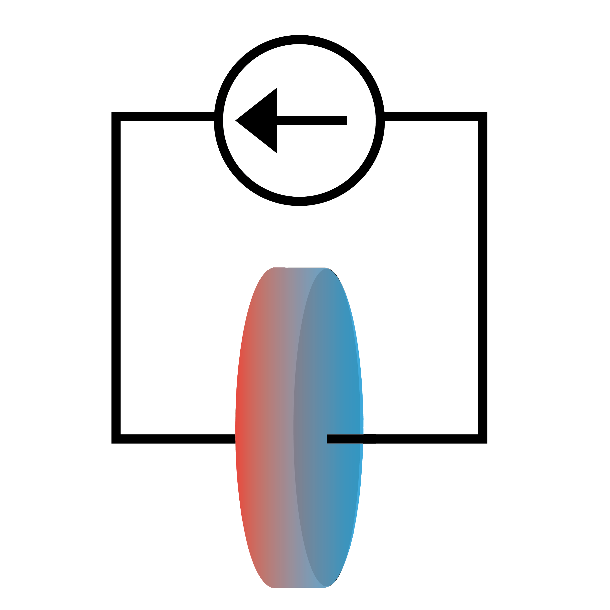 The researchers studied how electric current created heat flows in a lithium-ion battery cell. The heat flowed opposite to electric current, resulting in a higher temperature on the side where current entered the cell.